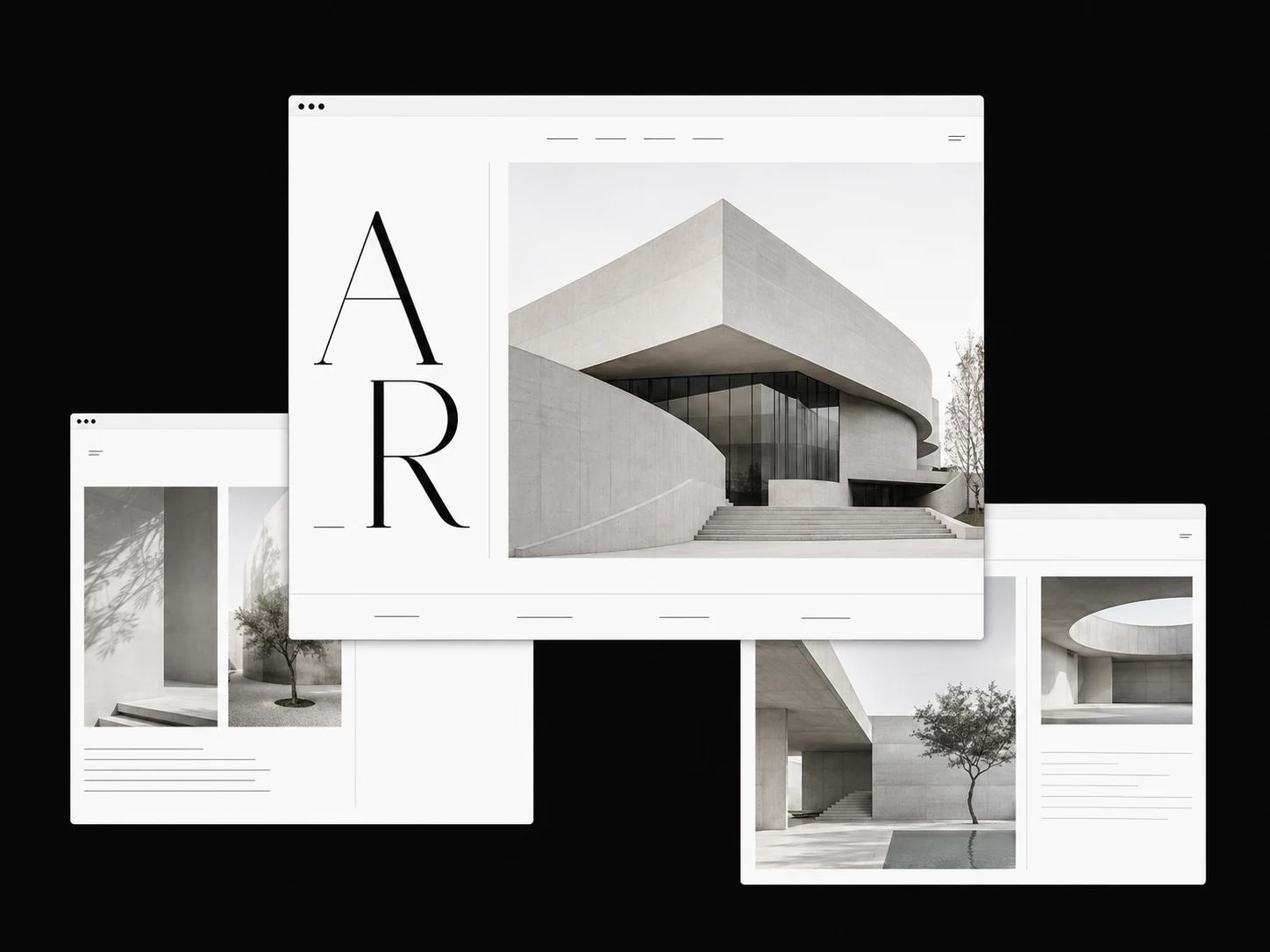 Website redesign illustrative placeholder, not a client project